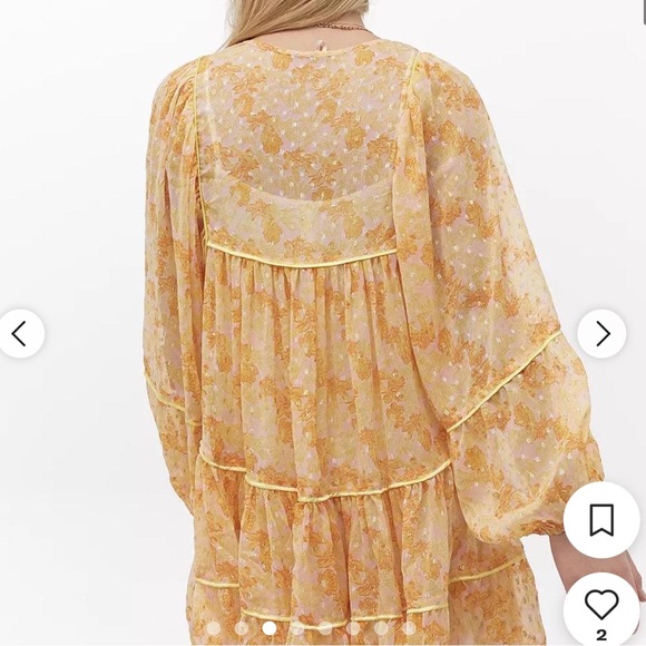 Free People Free Swinging Floral Mini Dress - Picture 3 of 11